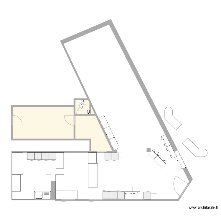 Binche SANDWICHERIE. Plan de 0 pièce et 0 m2