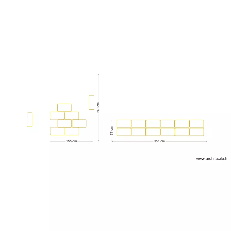 bibilotheque simplya box. Plan de 