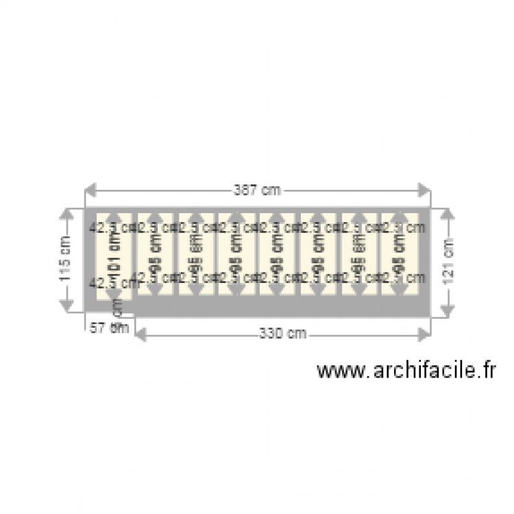 verriere. Plan de 0 pièce et 0 m2