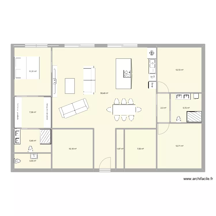 Maison 4. Plan de Maison 4. Plan de