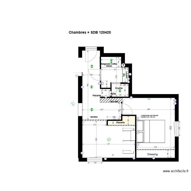 Plan chambres 120420. Plan de 0 pièce et 0 m2