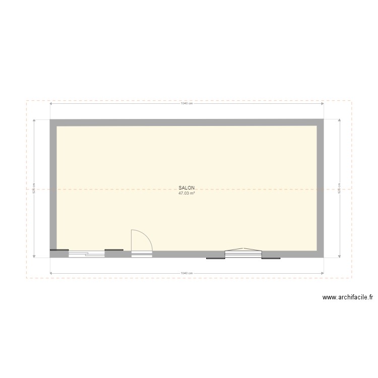 façade maison terrasse. Plan de 0 pièce et 0 m2