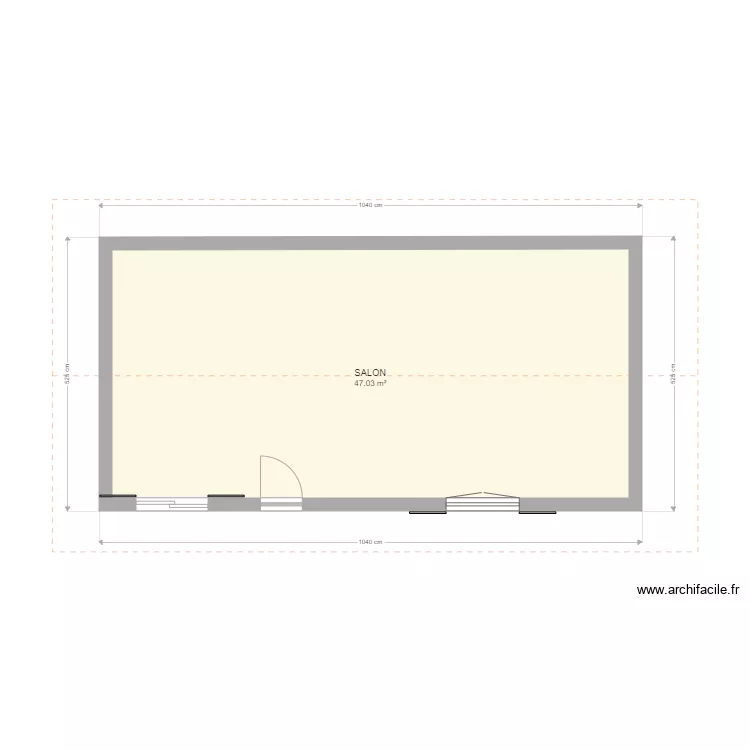 fa&ccedil;ade maison terrasse. Plan de 