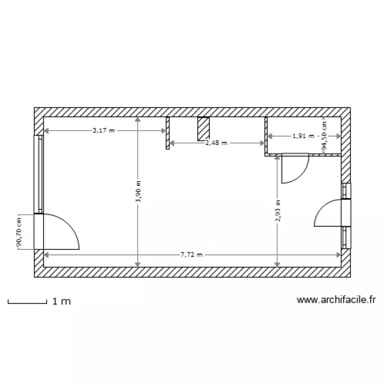 Le soldeur 157 Rt de Vouvray Bellegarde / Valserine. Plan de 