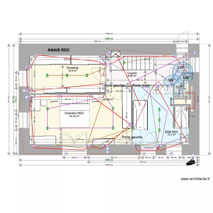 ANAIS BAT1 RDC ELEC 30 01 2023. Plan de 