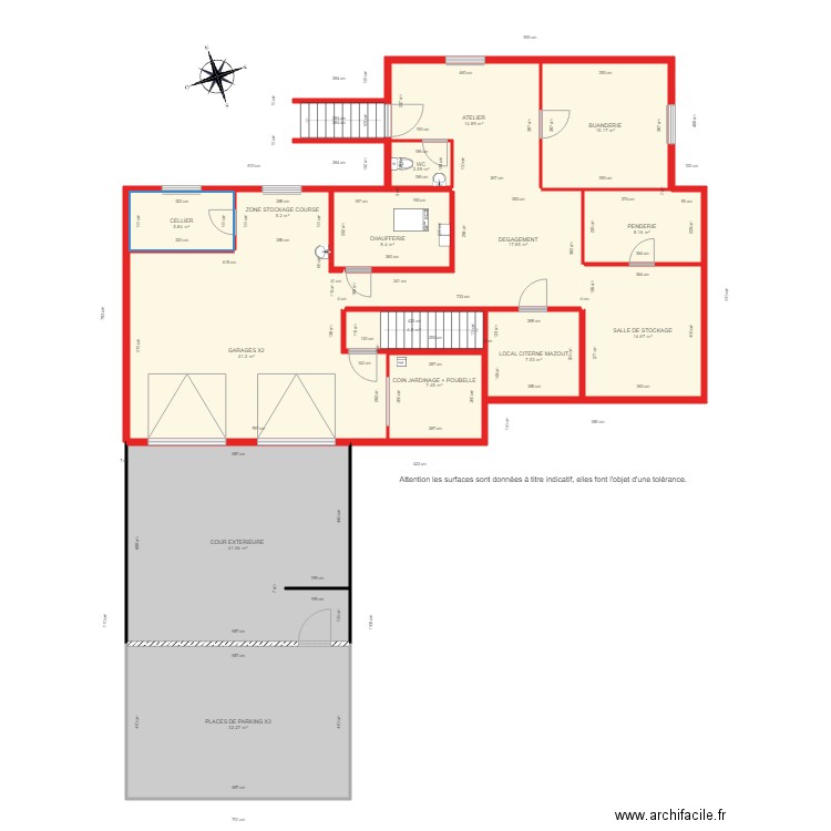 BI 2444 SOUS SOL. Plan de 0 pièce et 0 m2