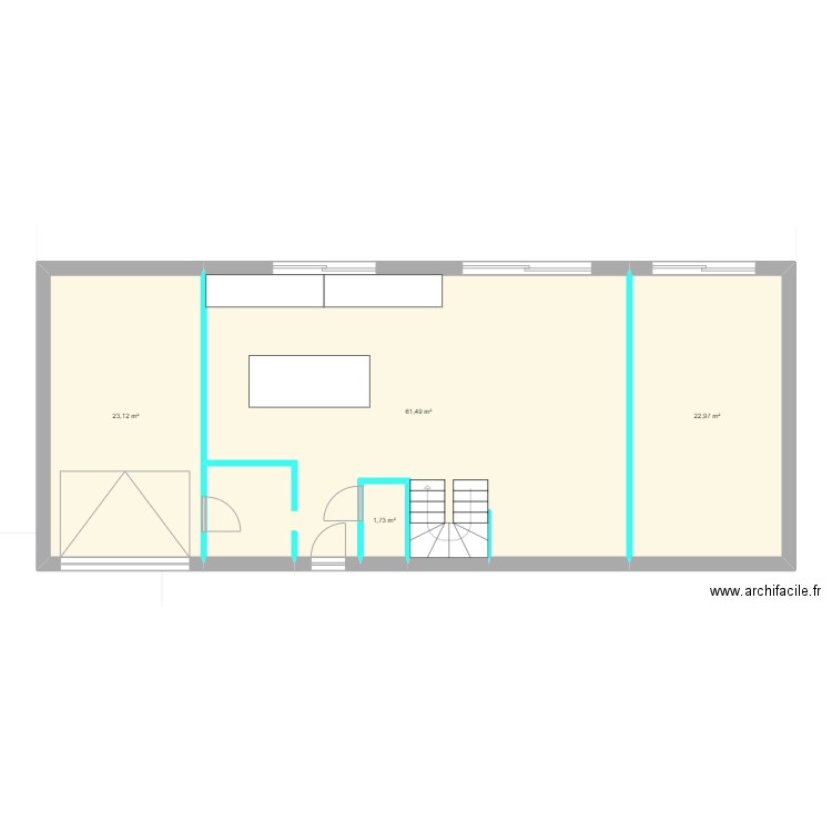 Nouvelle maison sur terrain 2. Plan de 4 pièces et 109 m2