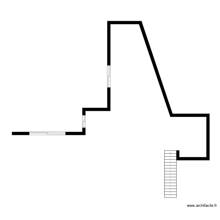 Terrasse base. Plan de 
