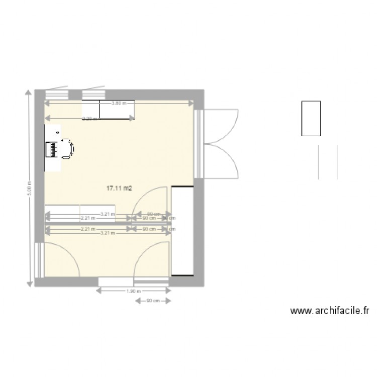 ccs cuisine 2. Plan de 0 pièce et 0 m2