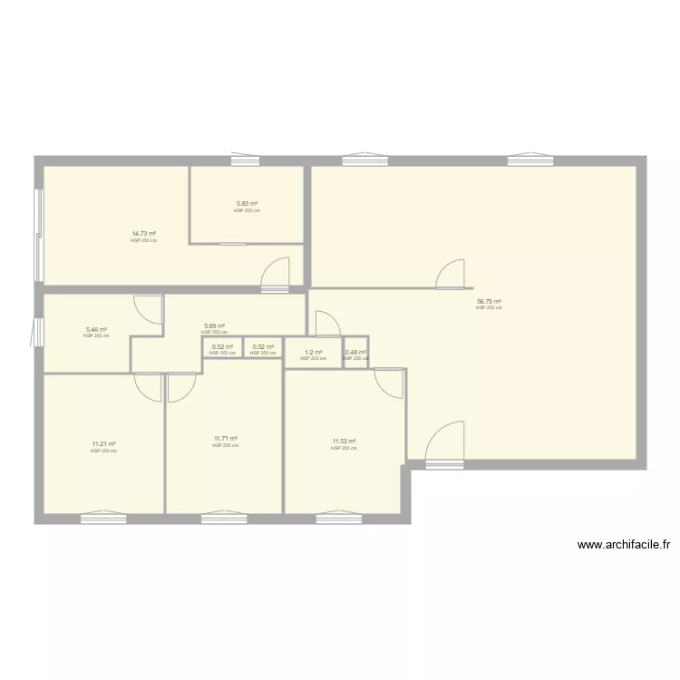 garchizy rdc. Plan de 