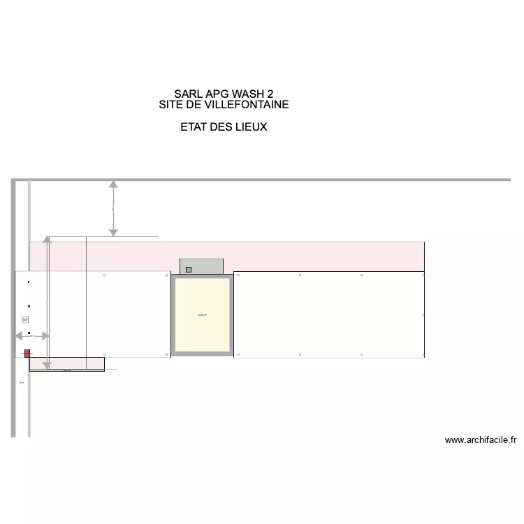 VILLEFONTAINE_TX. Plan de 