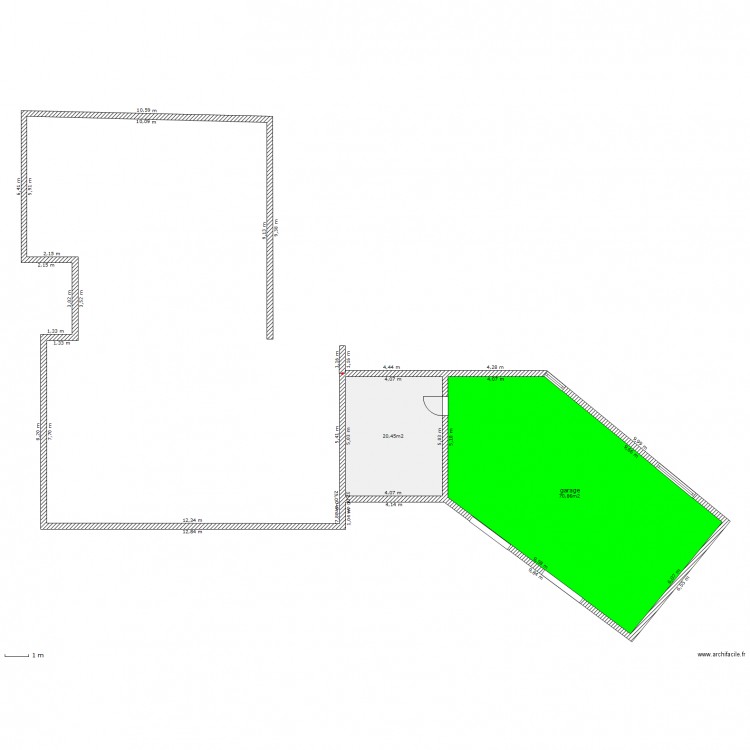 garage pitard. Plan de 0 pièce et 0 m2