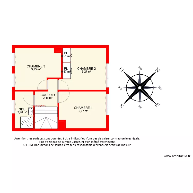 BI 6910 1 ER ETAGE. Plan de 