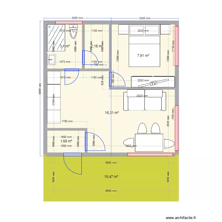 36 222 Щелкино. Plan de 