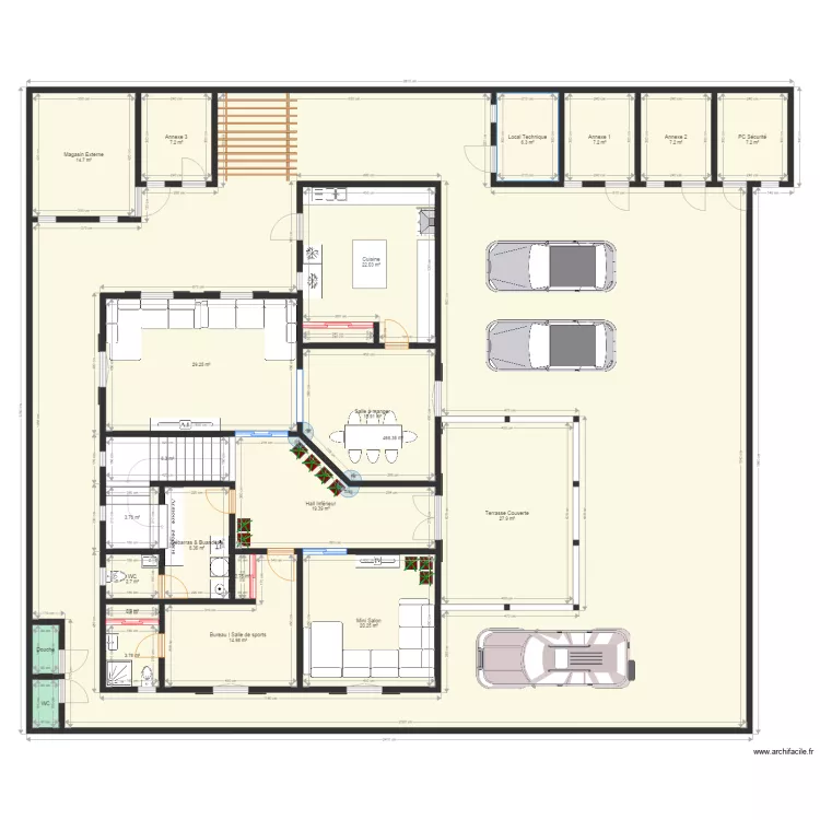 AL REEM VILLA V7 Extended 550m2 bis. Plan de 0 pièce et 0 m2