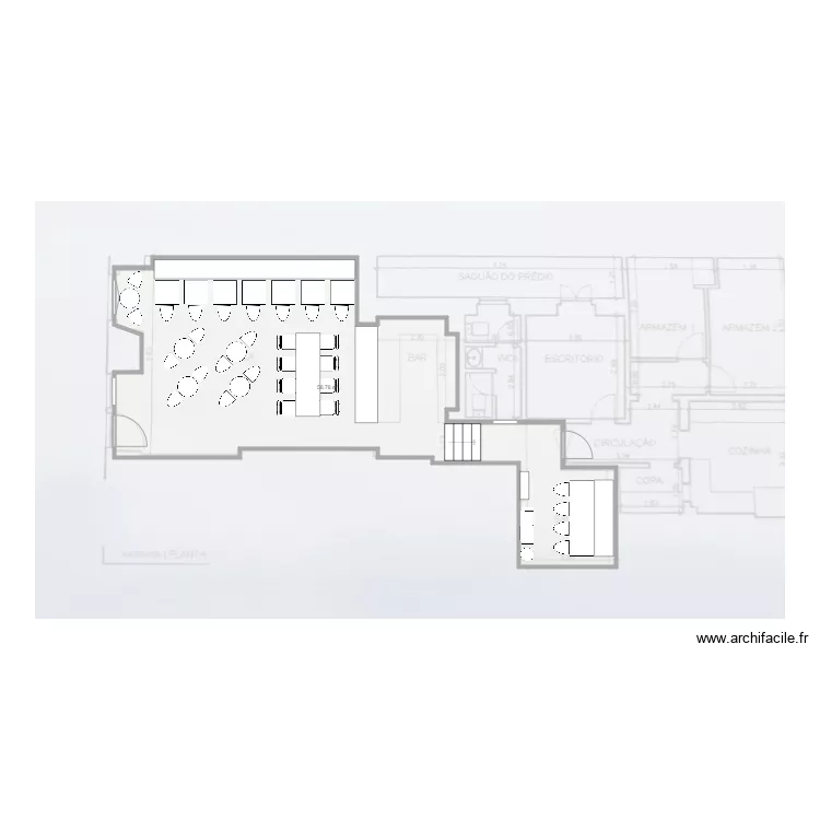 Taqueria Avenidas Novas 3. Plan de 