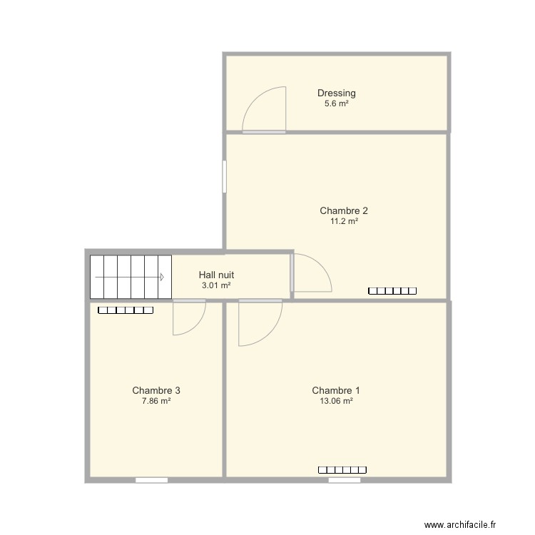 Etage Gaspard. Plan de 0 pièce et 0 m2