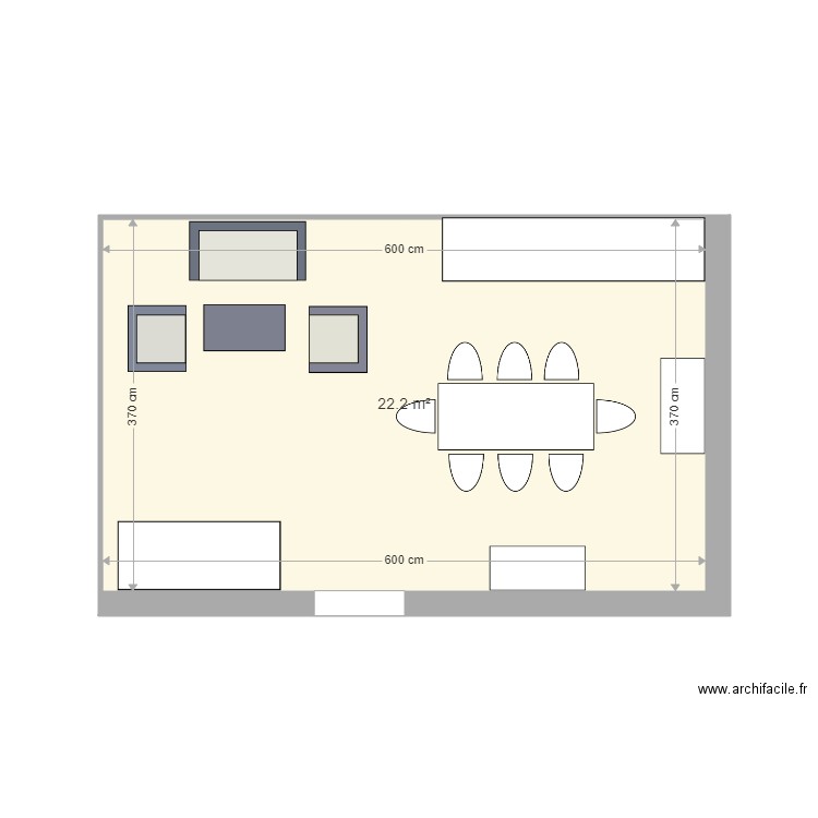 amenagement de la terrasse variante. Plan de 0 pièce et 0 m2