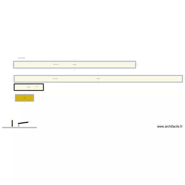 INFRA TONTOUTA 3 terrasse. Plan de 