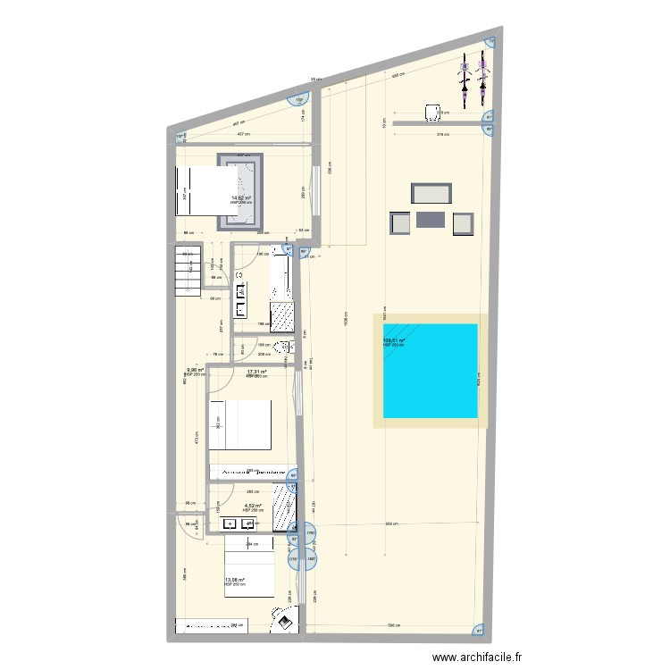 Maison Mathou étage. Plan de 0 pièce et 0 m2