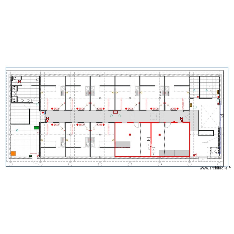 PLAN MODIF MONTCHAT + WC. Plan de 0 pièce et 0 m2