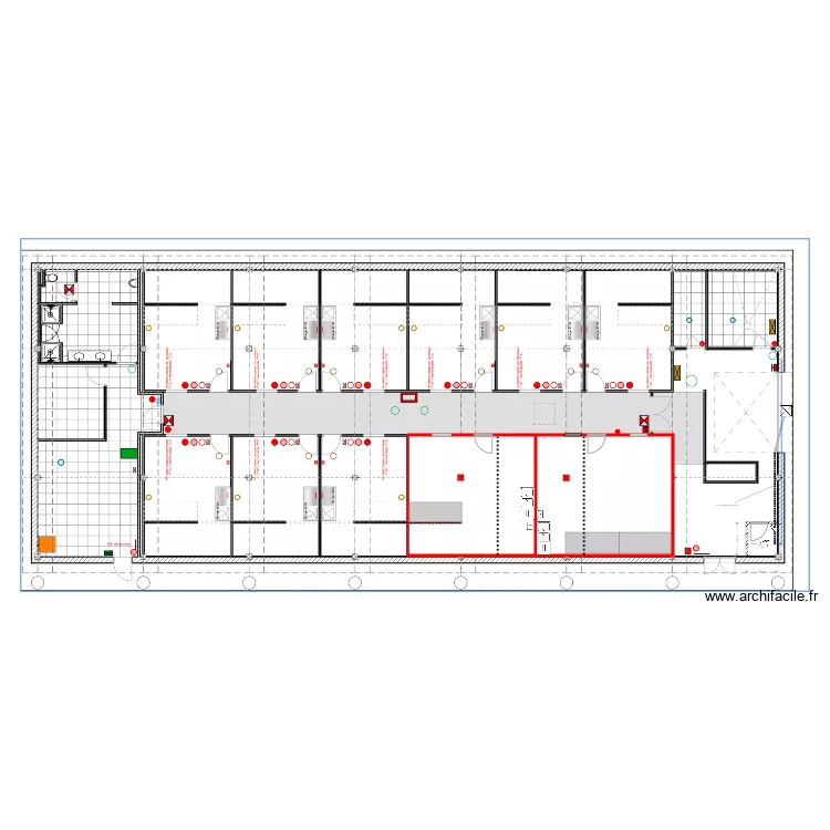 PLAN MODIF MONTCHAT + WC. Plan de 