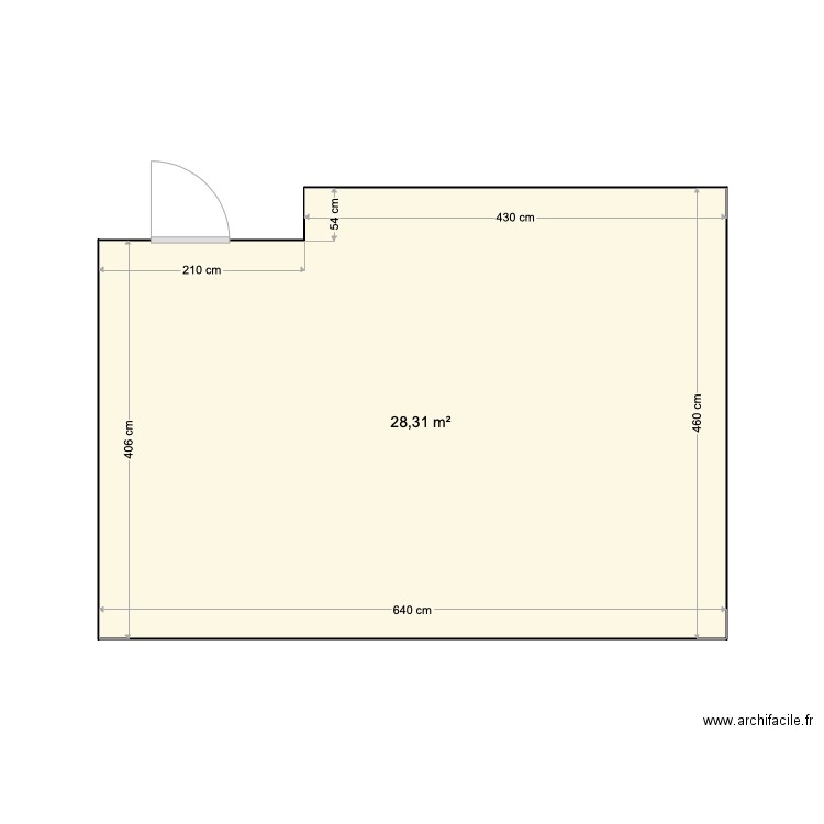 chambre. Plan de 0 pièce et 0 m2