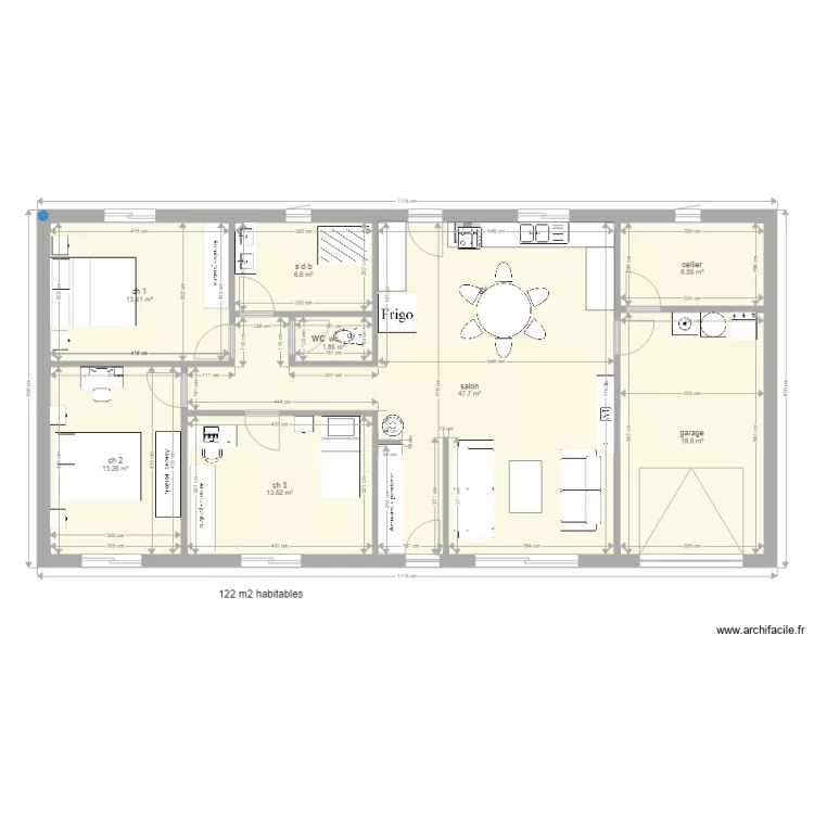 maison 5. Plan de 