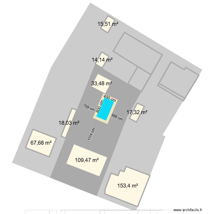 Plan de Masse V2. Plan de 0 pièce et 0 m2