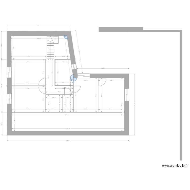 BERGERIE ETAGE 3. Plan de 5 pièces et 106 m2