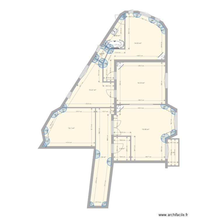 tolbiac 13eme actuel corrigé modif jp dimanche. Plan de 0 pièce et 0 m2