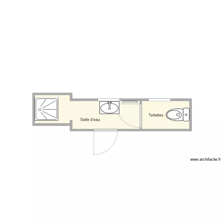 Plan avant travaux guillou. Plan de 