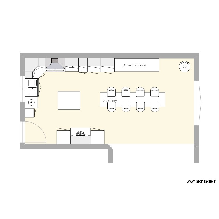 cuisine anne jean louis. Plan de 0 pièce et 0 m2