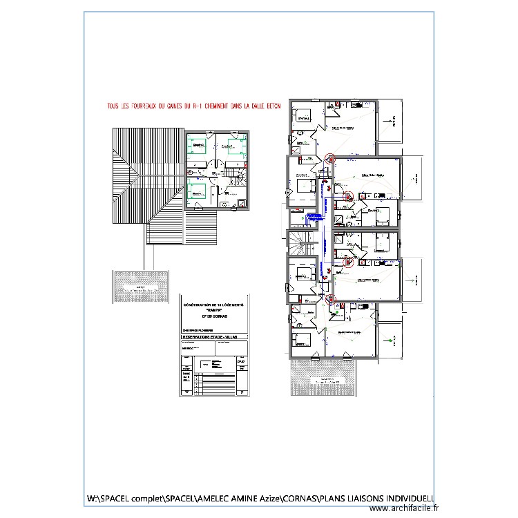 Plan Etage Cornas. Plan de 0 pièce et 0 m2