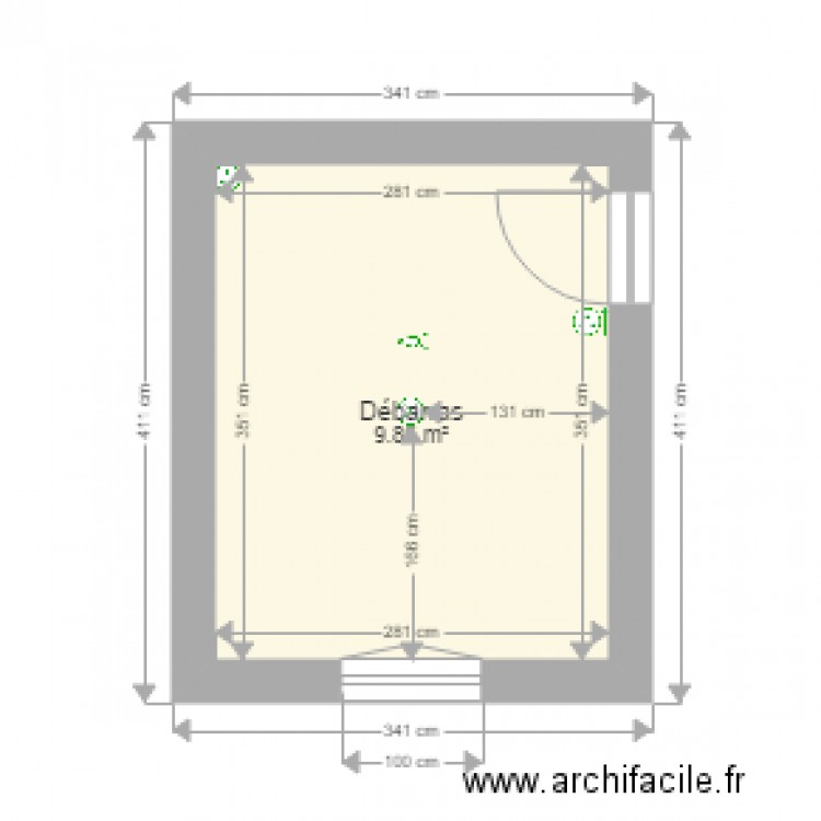 Remise. Plan de 0 pièce et 0 m2