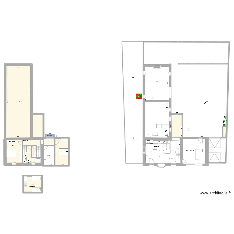 lambervez 18 09 23. Plan de 10 pièces et 134 m2