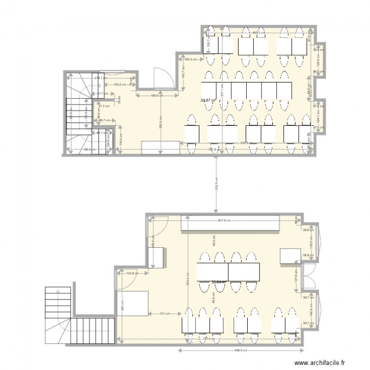 Creperie de la seine vide. Plan de 0 pièce et 0 m2