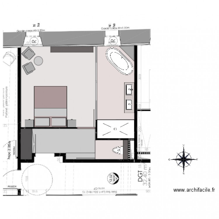 CHAMBRE 3. Plan de 0 pièce et 0 m2