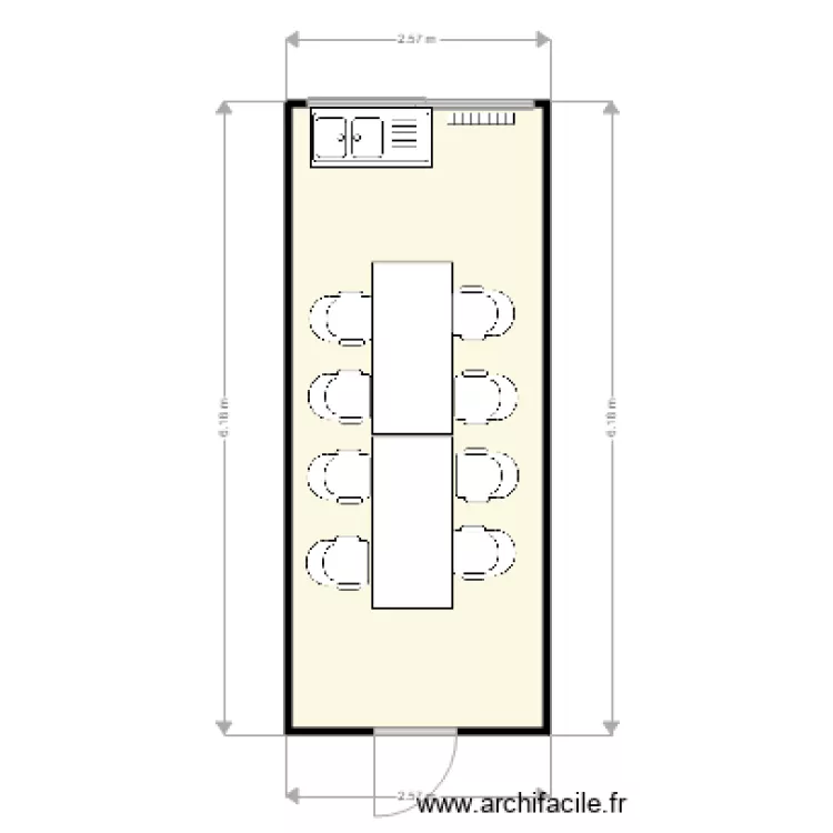 PUISIGNAN ARROW 10 BETON CONTROLE DU SEEBODEN. Plan de 