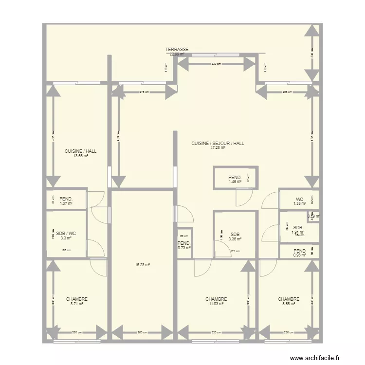 Appart. Plan de Appart. Plan de