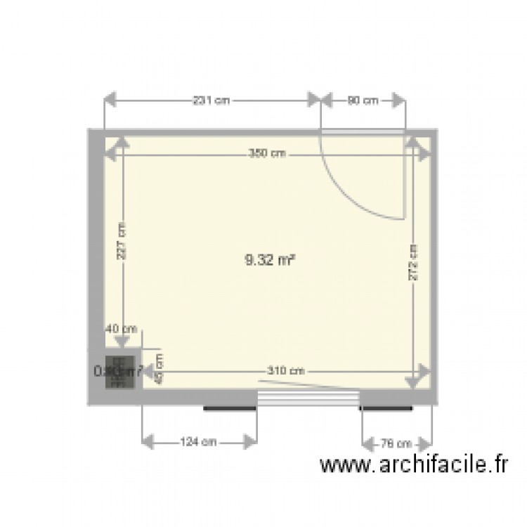 Chambre Enzo. Plan de 0 pièce et 0 m2