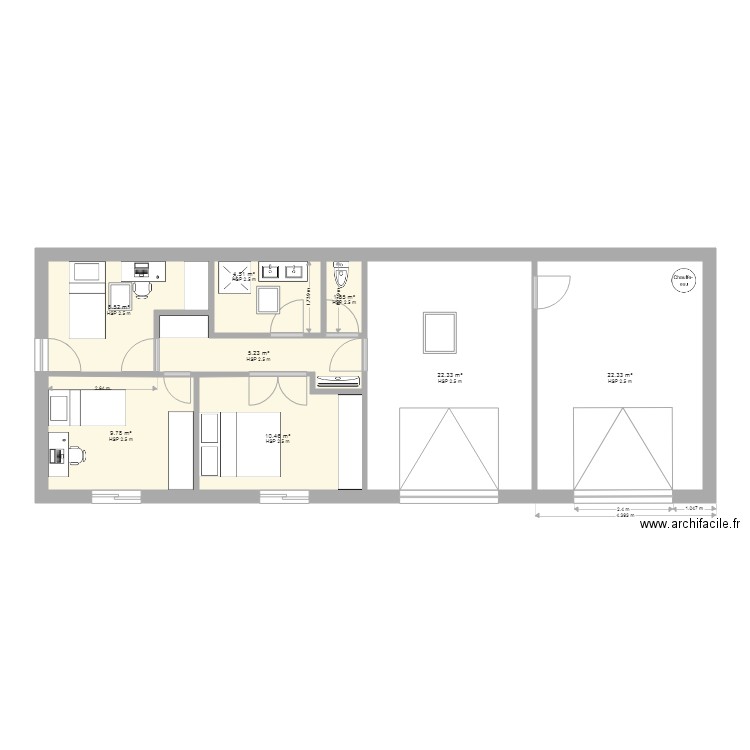 maison tlse 3. Plan de 0 pièce et 0 m2