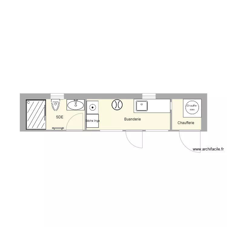 Projet Becheras. Plan de 