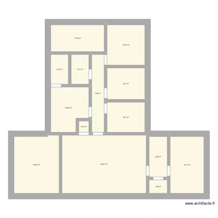 maison lisieux noraj preety. Plan de 