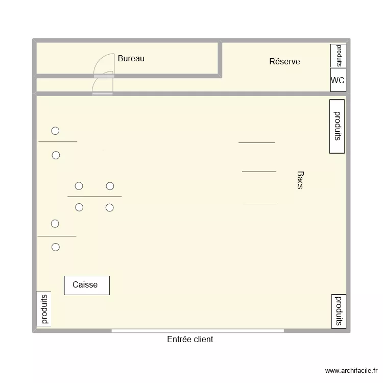 JUST HAIR HYERES. Plan de JUST HAIR HYERES. Plan de