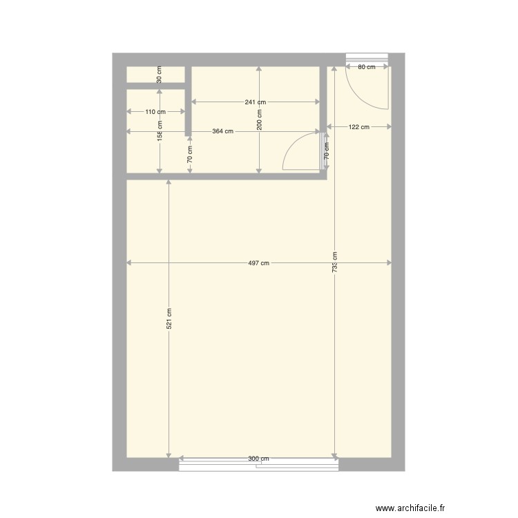 chambres E façade Etages 1 2 3. Plan de 0 pièce et 0 m2