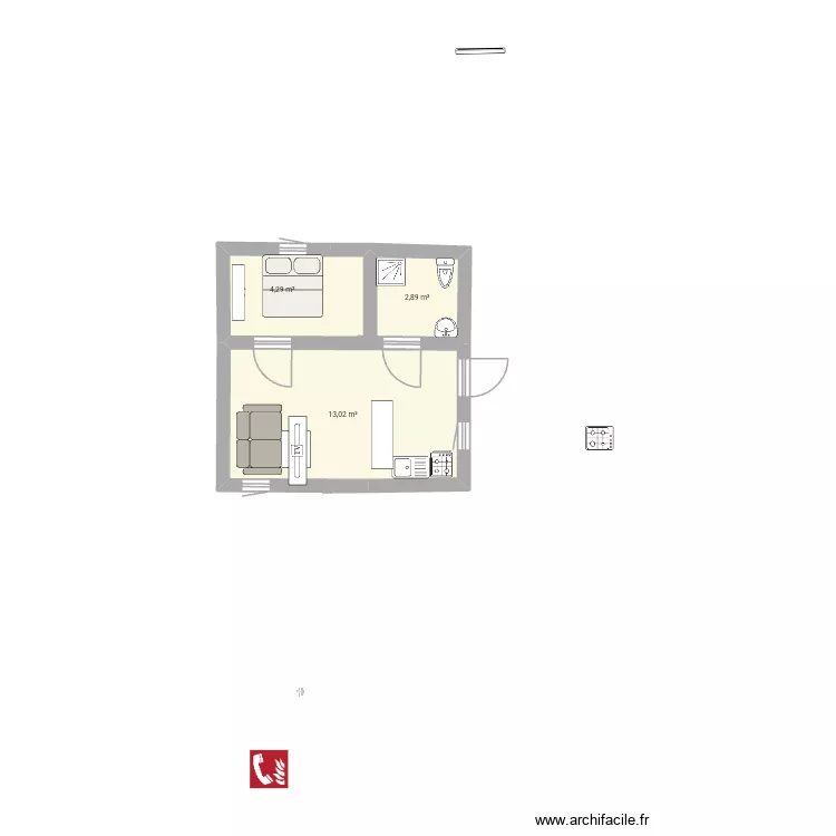 Jfxdit. Plan de 3 et 20 m² Jfxdit. Plan de 3 et 20 m²