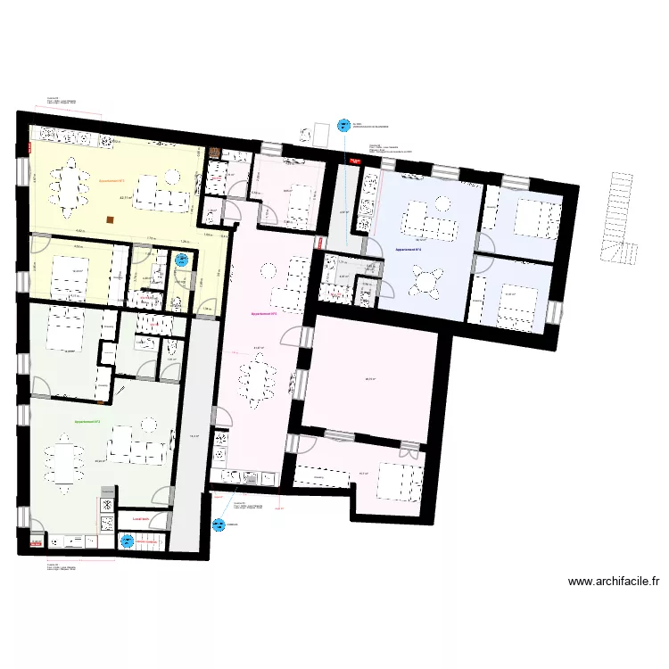 GRAVESON R+1 OCT. Plan de 