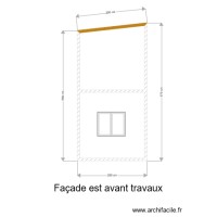 fa&ccedil;ade est avant travaux