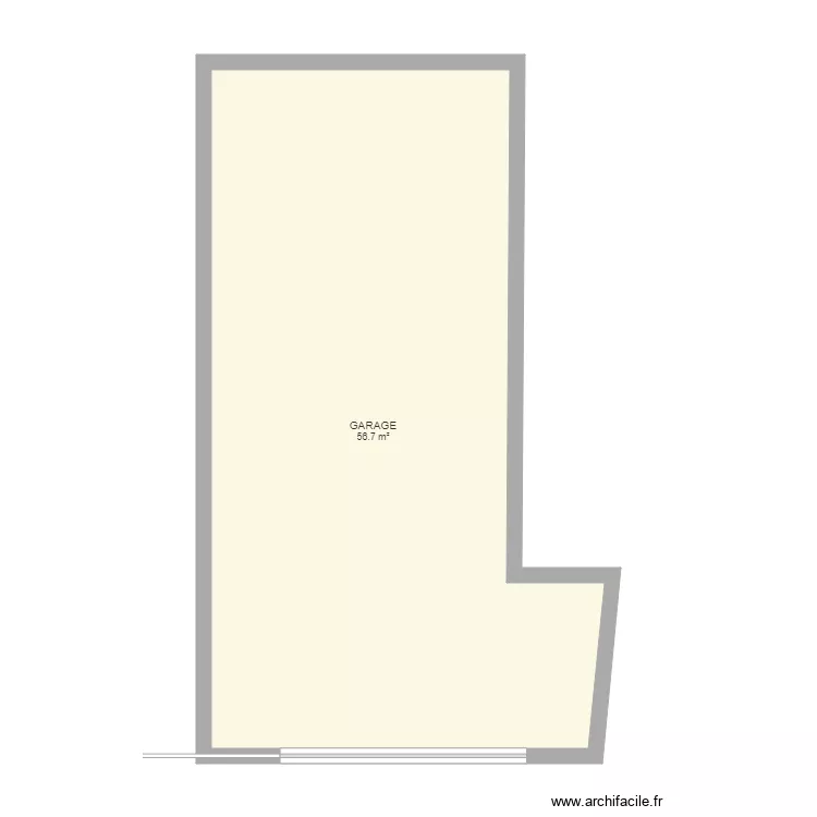 GARAGE ENTREE. Plan de 